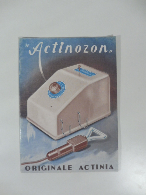 Actinozon originale Actinia. Apparecchio per raggi ultravioletti freddi a cortissima lunghezza d'onda